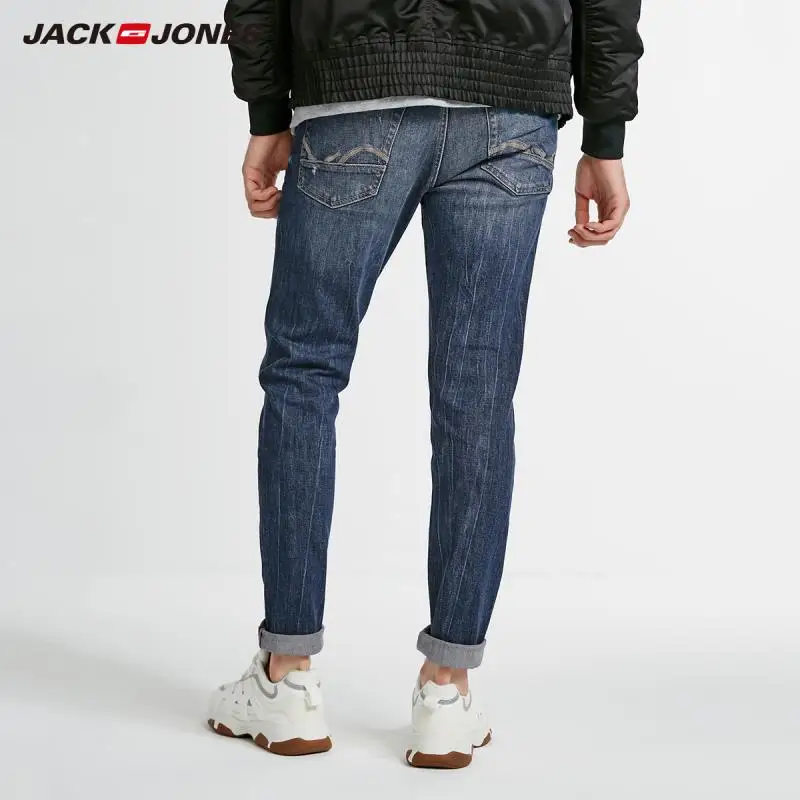 JackJones зимние мужские модные трендовые повседневные джинсы 218432515|Мужские джинсы| |
