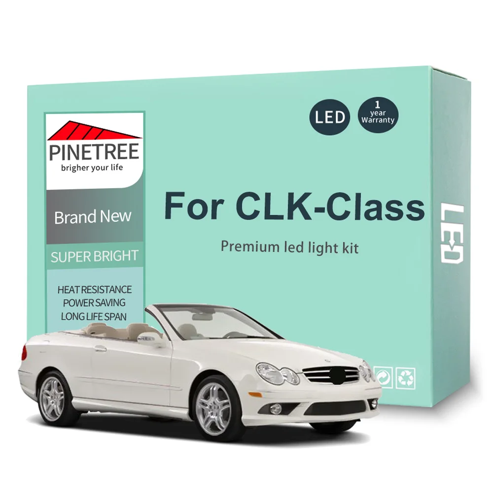Комплект светодиодного светильник для салона Mercedes Benz CLK Class W208 C208 W209 C209 A209 1998-2010