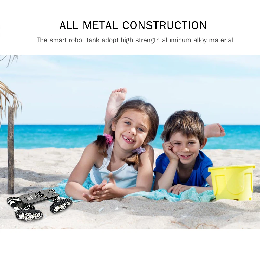 Умная Роботизированная Автомобильная платформа 4WD Роботизированный танк