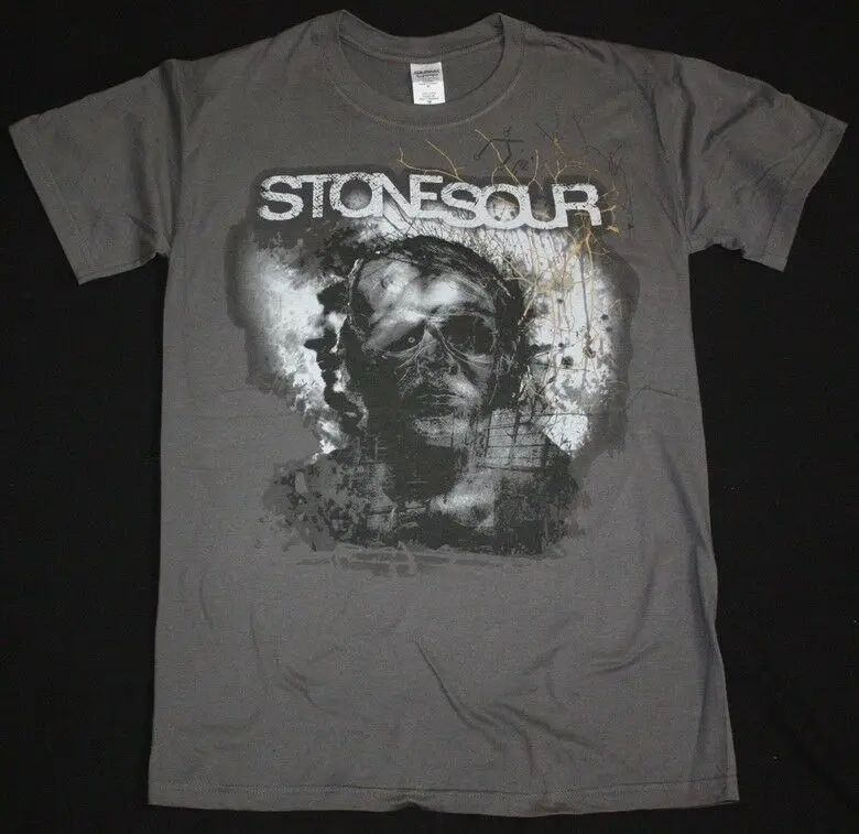 Новая Серая Футболка Stone Sour House Of Gold Bones Alternate Metal Corey Taylor| |