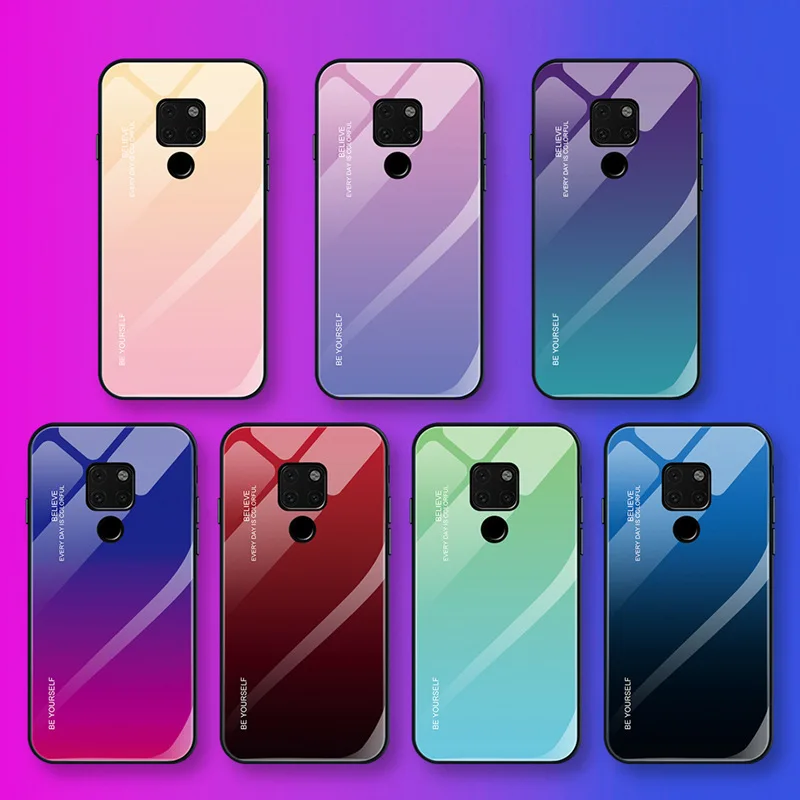Для huawei Honor 8x чехол для телефона max p20 lite pro nava 3 p smart plus mate 20 10 note на градиентном