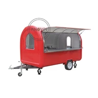 kn 280b mobile food cartstrailer ice cream trucksnack food carts for sale stainless steel table with free shipping by sea