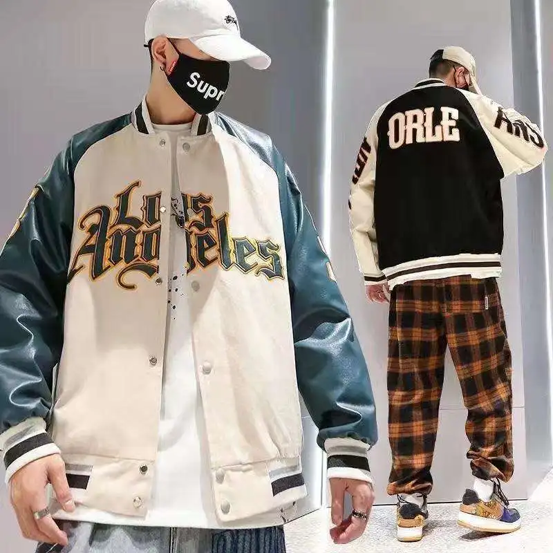 

Autumn Winter Coat Mens Fashion Clothing Trends Casual Sports Long Jacket Men Korean Couple Clothes Black Blue 2Colours Optional