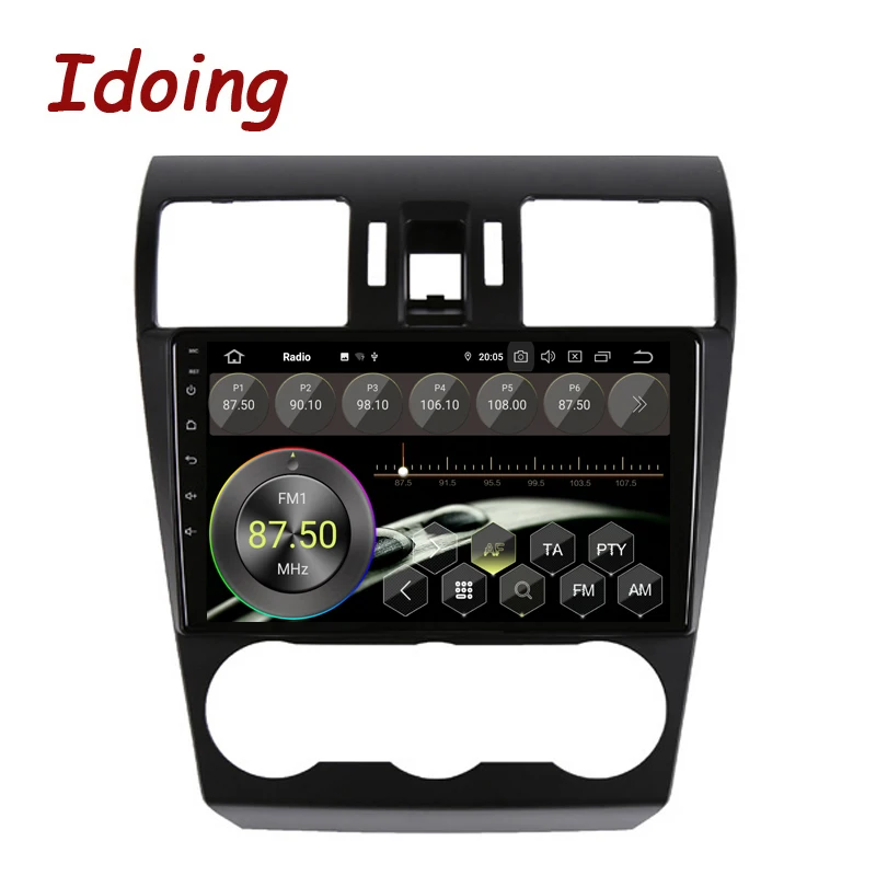 Idoing 9 &quot2.5D автомобильный Android Радио мультимедийный плеер для Subaru Forester Impreza WRX 2012-2015