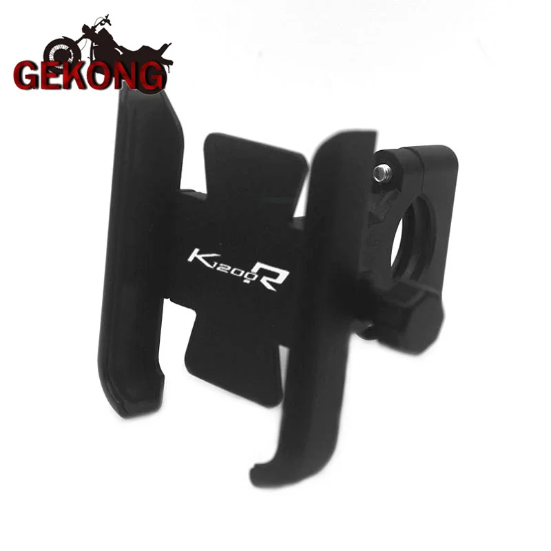 

K 1200 R For BMW K1200R 2005 2006 2007 2008 Motorcycle CNC Aluminum Handle Bar Mobile Phone Bracket GPS Stand Holder