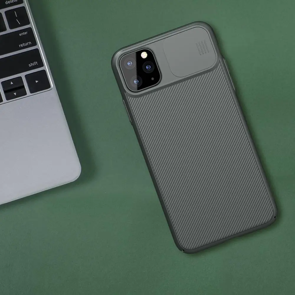 Силиконовый чехол для iPhone 11 CamShield слайд-камера защитный Классическая задняя