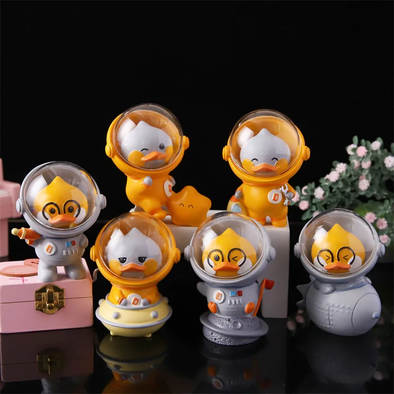 

Creative space duck ornaments lovely personalized net red crafts