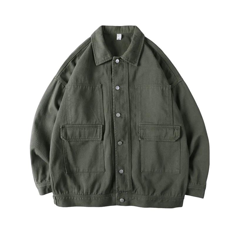 

Spring and Autumn Fashion Brand Ins Overalls Men's All-Match Loose Korean Style Clothes Trendy Casual Denim Jacket