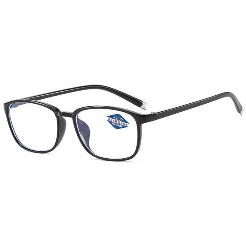 

Blue Light Blocking Oval Hyperopia Eyeglasses Women MenTR90 Elderly Glasses Magnifier Prescription +1.0 +1.5 +2.0 +2.5 To +4.0