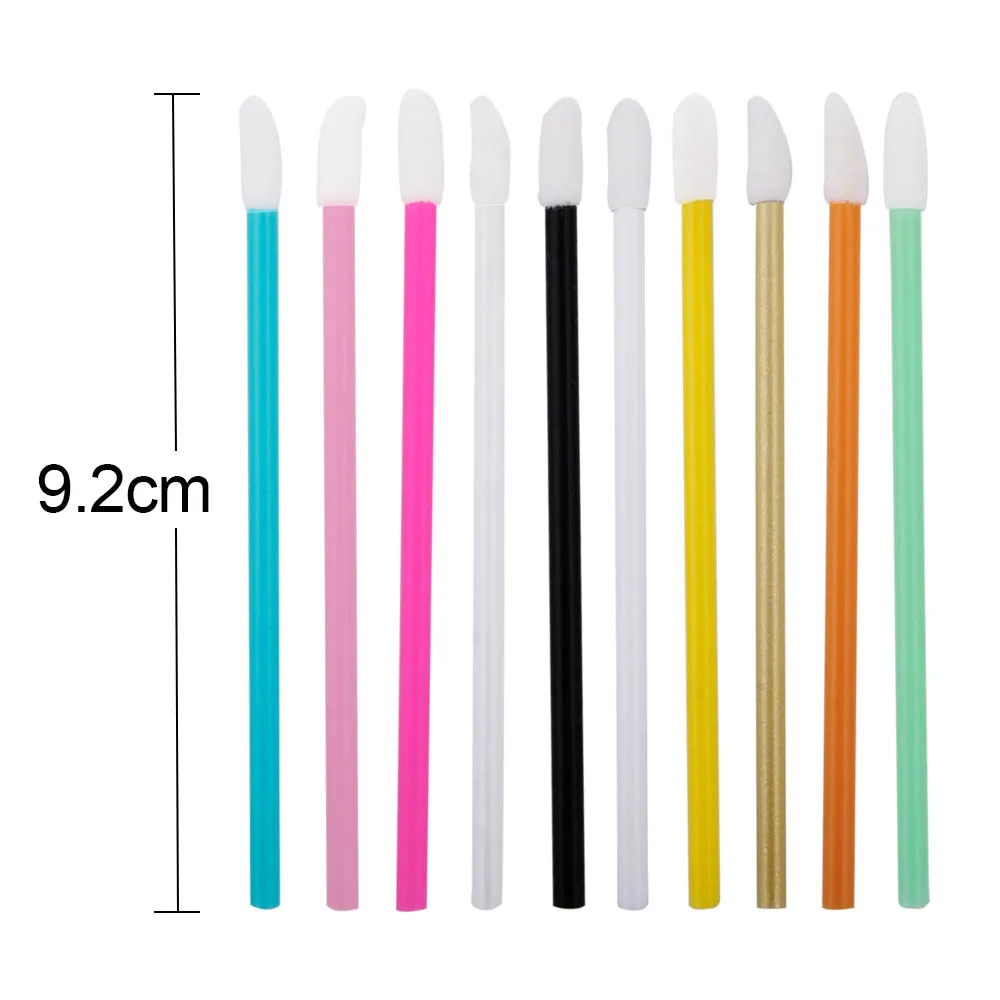 50 шт. блестящие палочки для нанесения туши губ|Аппликатор теней век| |