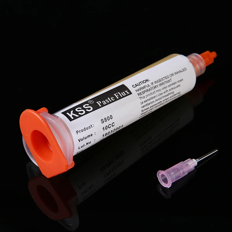 1 трубка SMD BGA сварочные флюсы с иглой 10CC флюс паяльной пасты паяльная пайка флюсом
