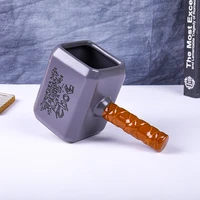 strange new hammer shape ceramic cup mug personality boy exquisite gift cup office creative three dimensional tea cup