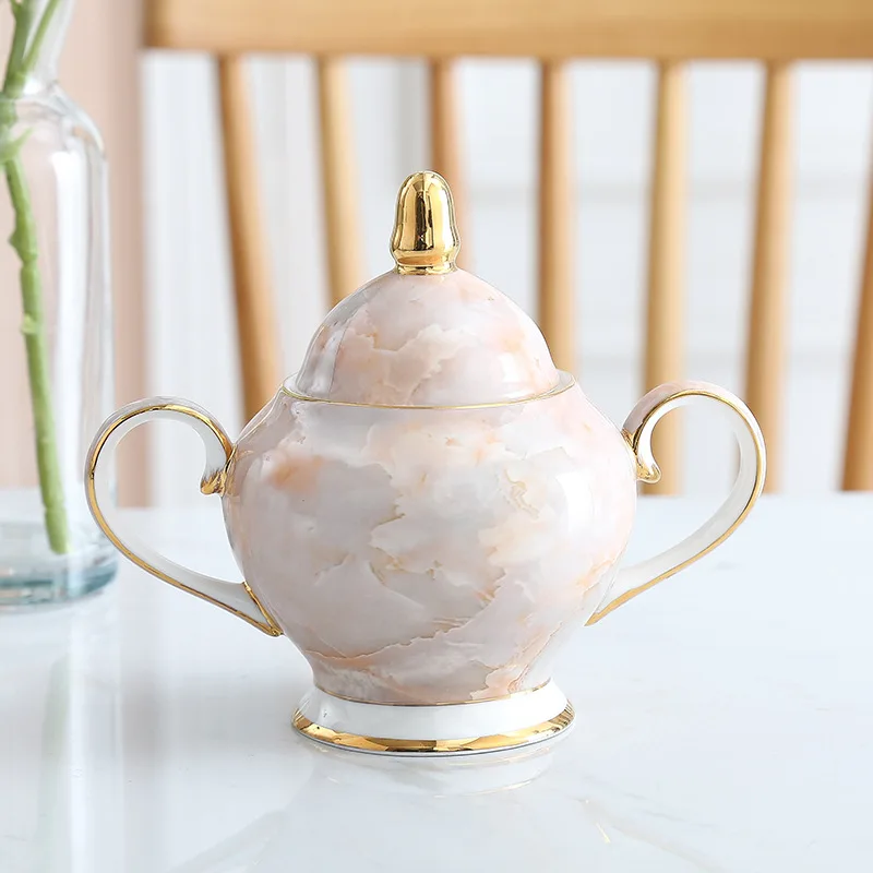 Мраморный фарфоровый кофейный набор мраморный чайный чашка керамическая кружка