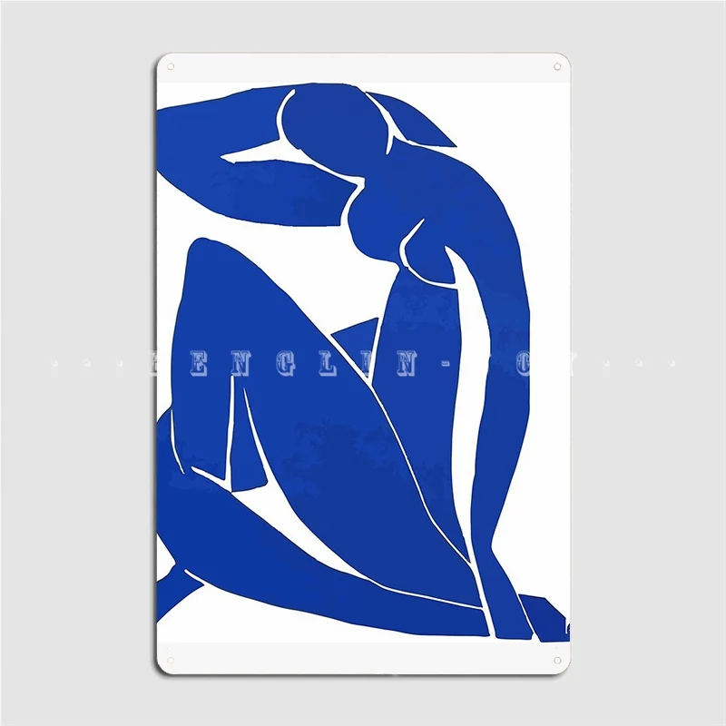 

Henri Matisse Blue Nude 1952 Original Artwork Reproduction Metal Plaque Poster Pub Wall Vintage Plaques Tin Sign Poster