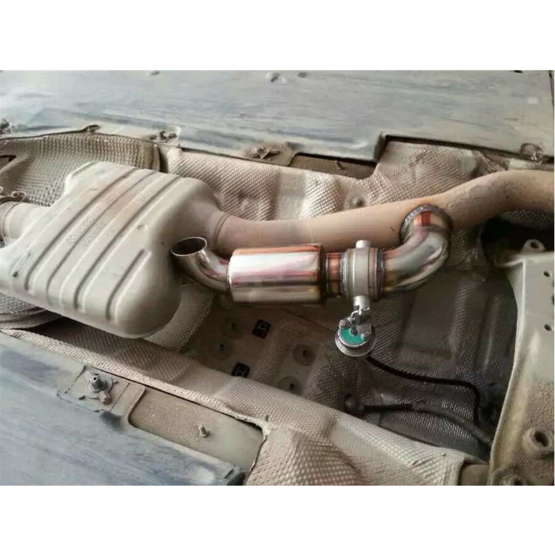 Автомобильный Круглый из нержавеющей стали хромированный выхлопной глушитель