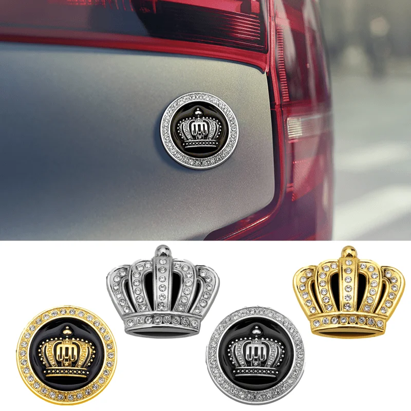 Эмблема в виде короны с бриллиантами для BMW F10 F11 F15 Mercedes Benz W203 W204 W168 Mazda cx9