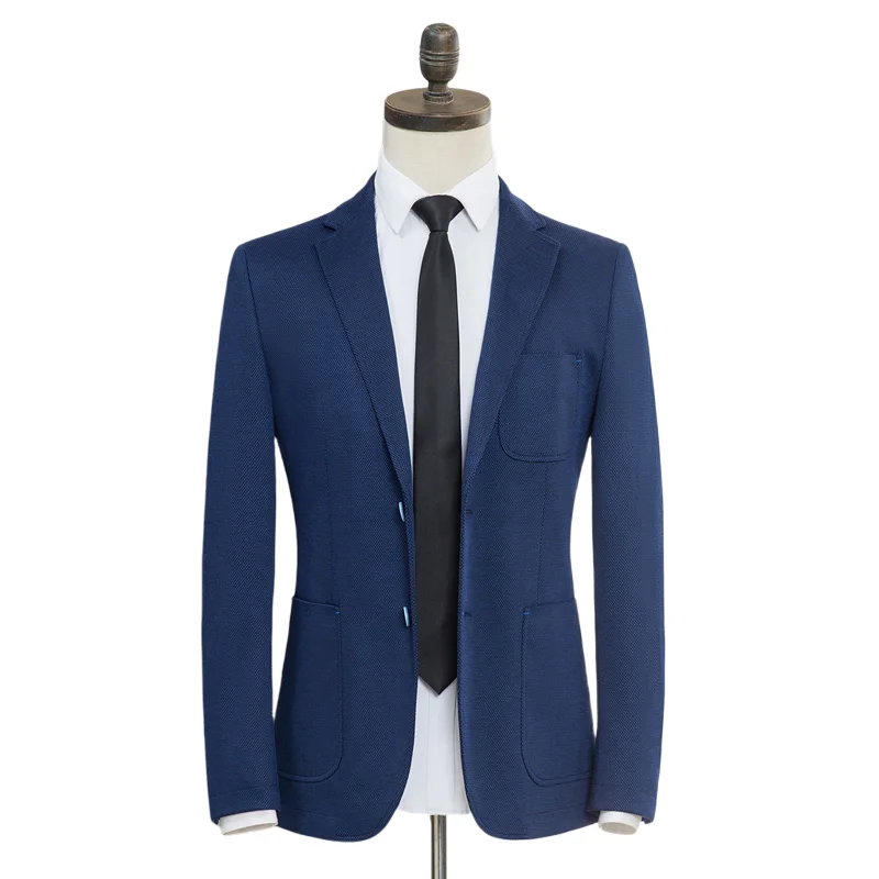 Весенне осенний мужской повседневный деловой пиджак Мужской однобортный
