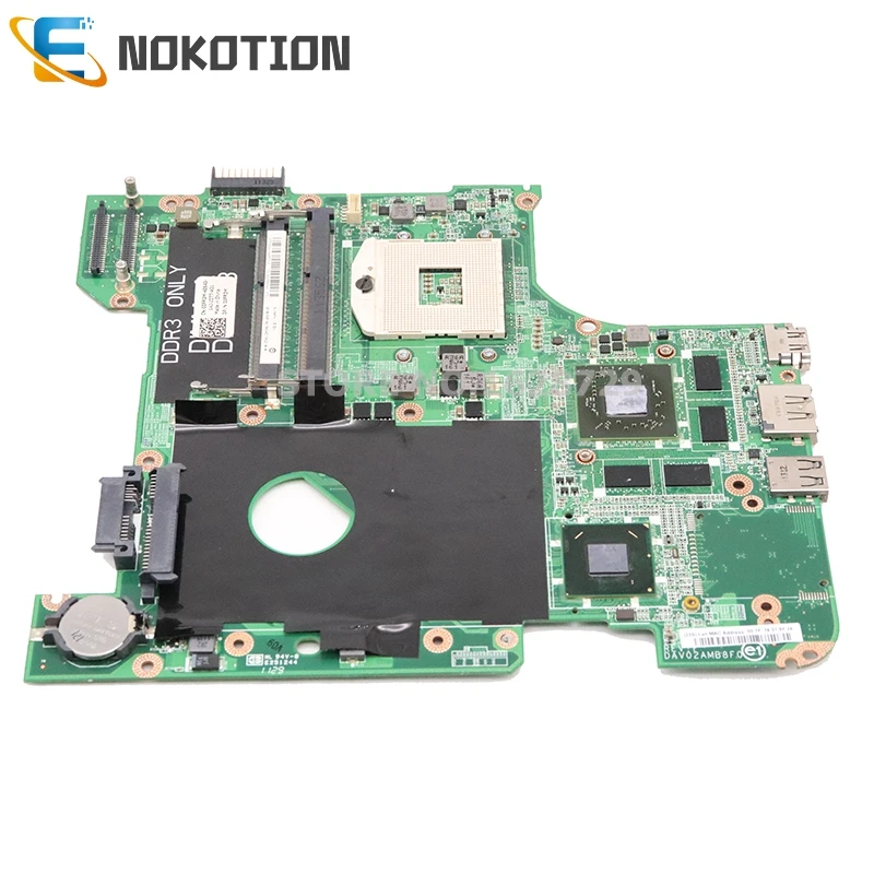 Материнская плата NOKOTION для ноутбука Dell Inspiron 14R N4110 HM67 HD6630M 1 ГБ DAV02AMB8F1 материнская CN