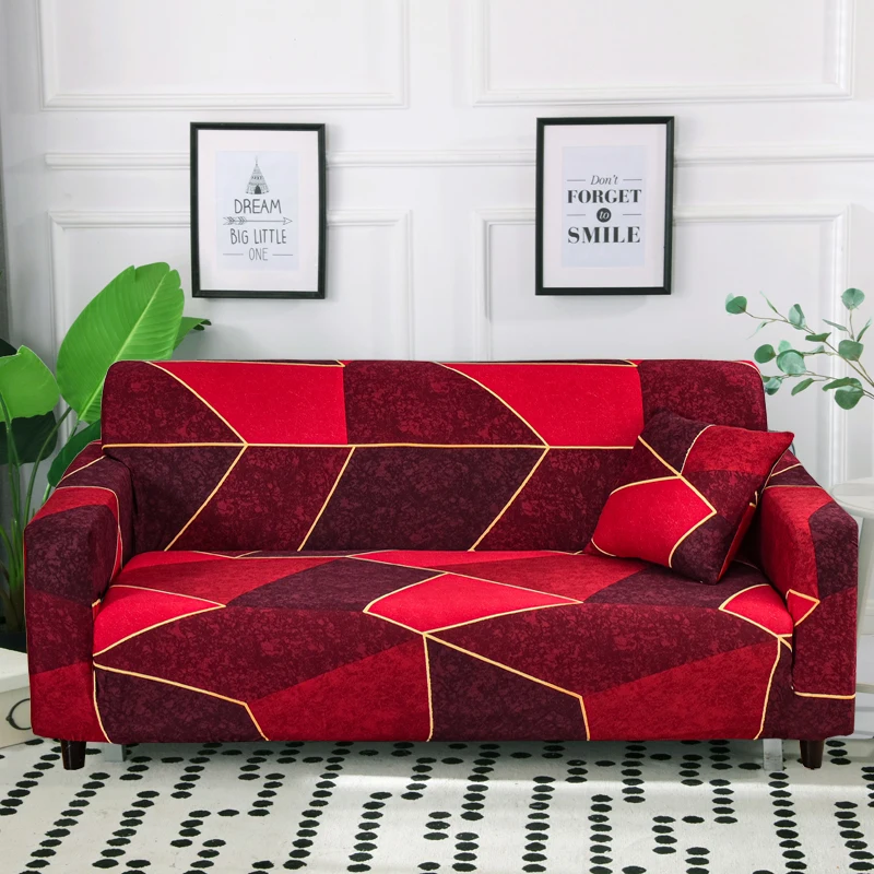 

Чехол для дивана эластичный с геометрическим рисунком, чехлы для кушетки, угловой чехол для кресла, защита от домашних животных и детей