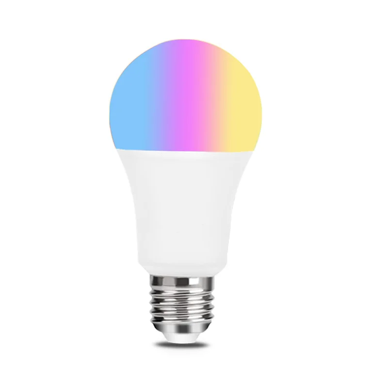 

WiFi Smart Light Bulb E27 LED RGB Lamp Work with Alexa/Google Home 85-265V RGB+White Dimmable Timer Function Smart LED Bulb