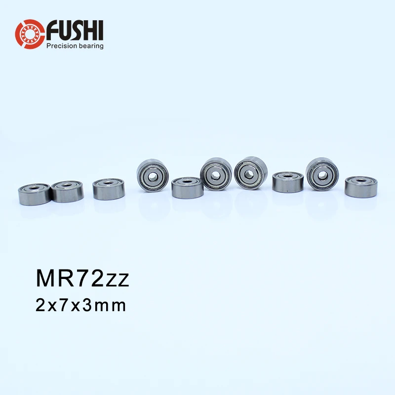 

MR72ZZ подшипник ABEC-1 (100 шт) 2X7X3 мм миниатюрный шарик MR72 ZZ Подшипники WML2007 ZZX