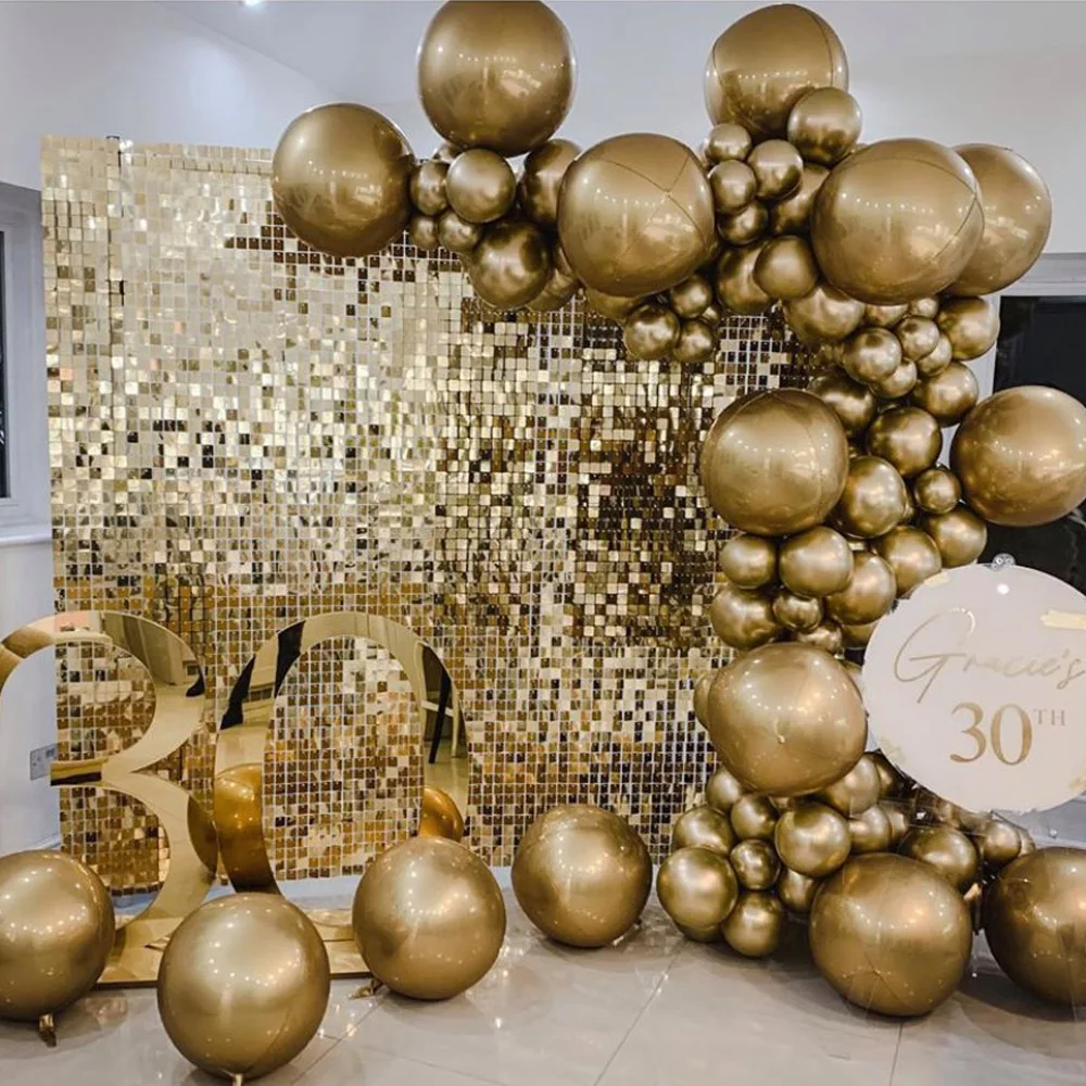 Товары для дня рождения воздушный активный движущийся светильник Золотой