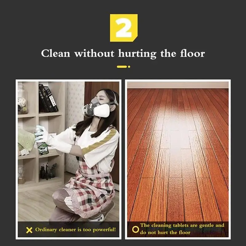30 шт. таблетки для очистки напольной плитки ванной комнаты удаление пыли