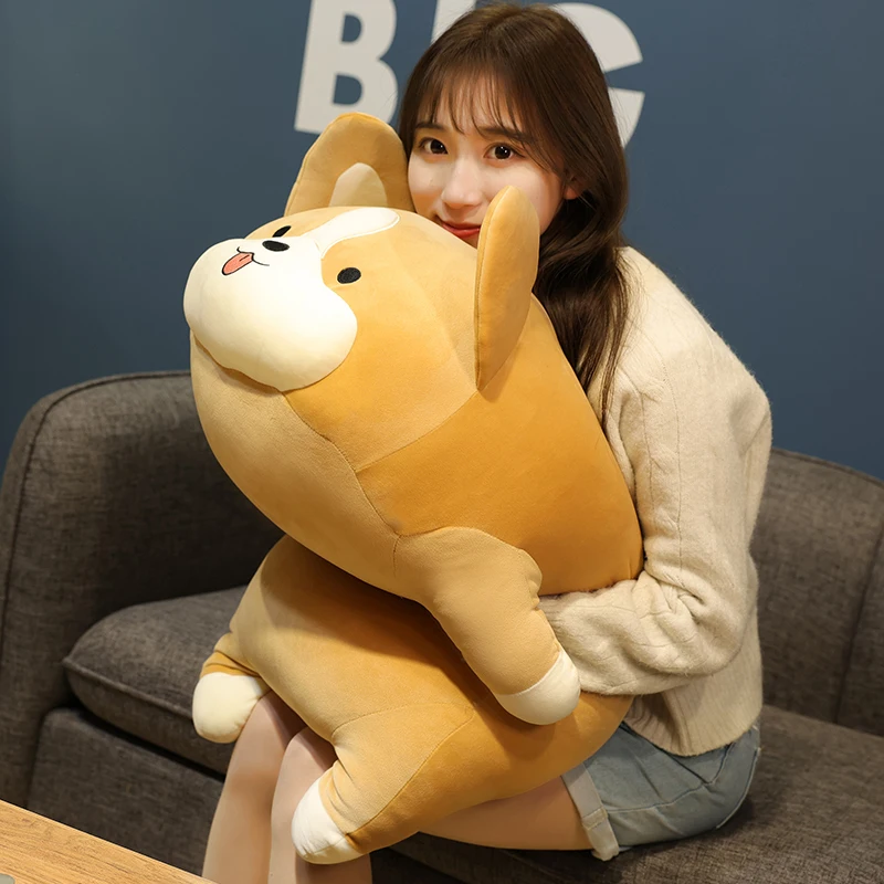 

Cute Shiba Inu Plush Doll Kawaii Pillow Soft Cartoon Puppy Plush Toy Stuffed Animal Dolls Kids Playmates Girl Birthday Gift