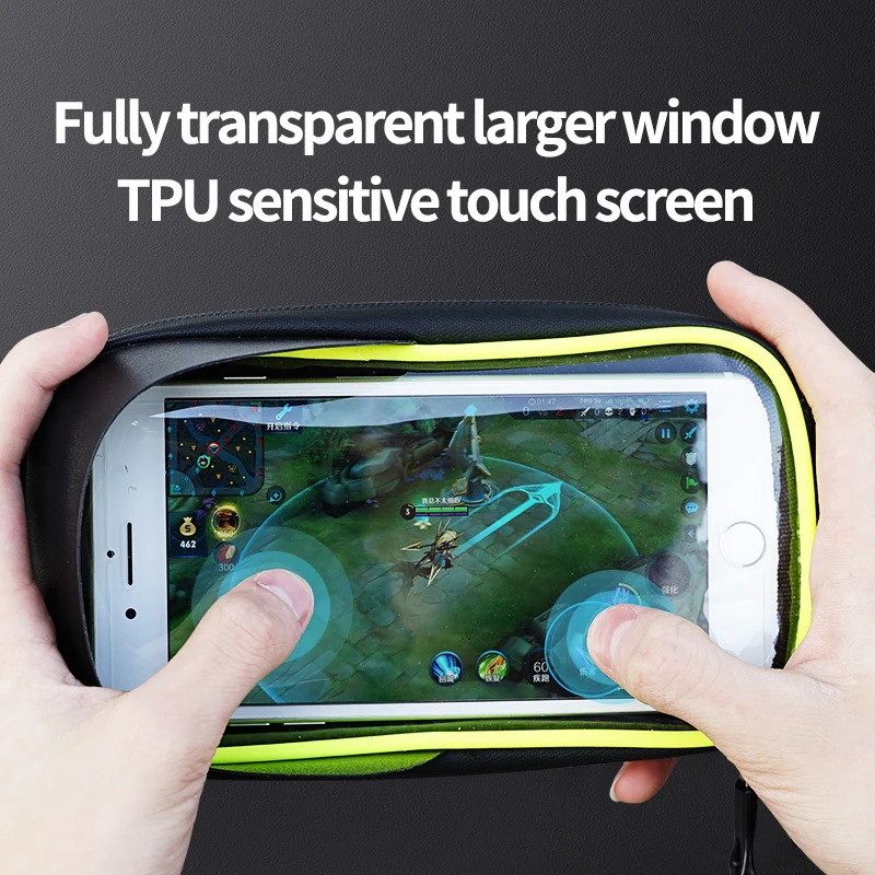 

BEELORD Bicycle Bags Rainproof Bicycle Front Touch Screen Phone Bag Mountain Bike Top Tube Bag Cycling Pannier Bag for Bicycle