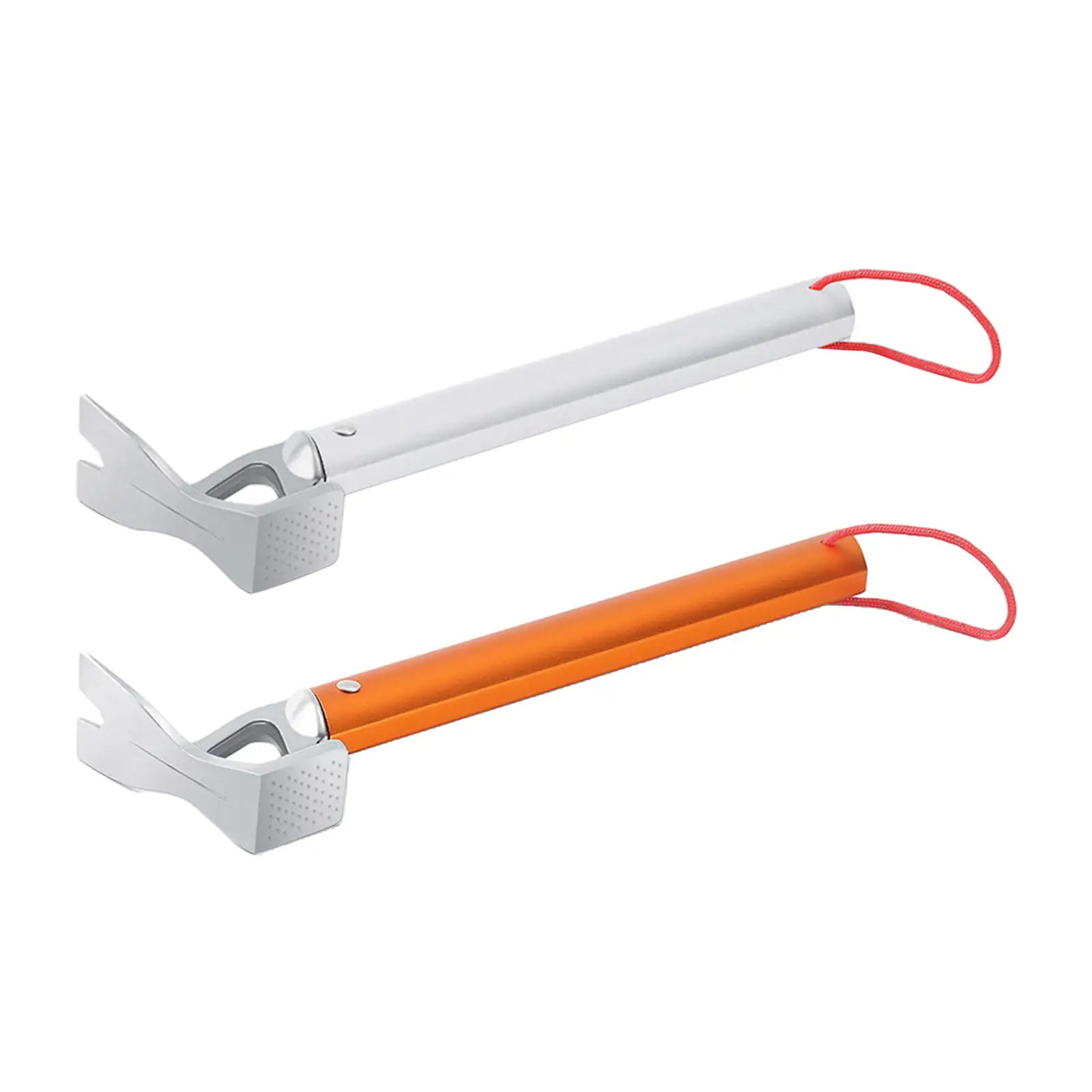 

Aluminum Ultralight Camping Tent Peg Nail Hammer Outdoor Hiking Tent Mallet Camp Accessories with Lanyard Nail Puller