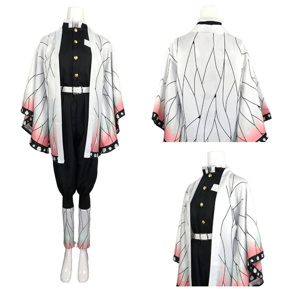 

Anime Demon Slayer Kochou Shinobu Cosplay Costumes Outfits Halloween Carnival Suit