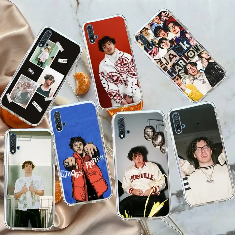 

Jack Harlow Rapper Phone Case Transparent for Huawei honor P mate 40 20 30 10 50 i 9 x mate pro lite 8a