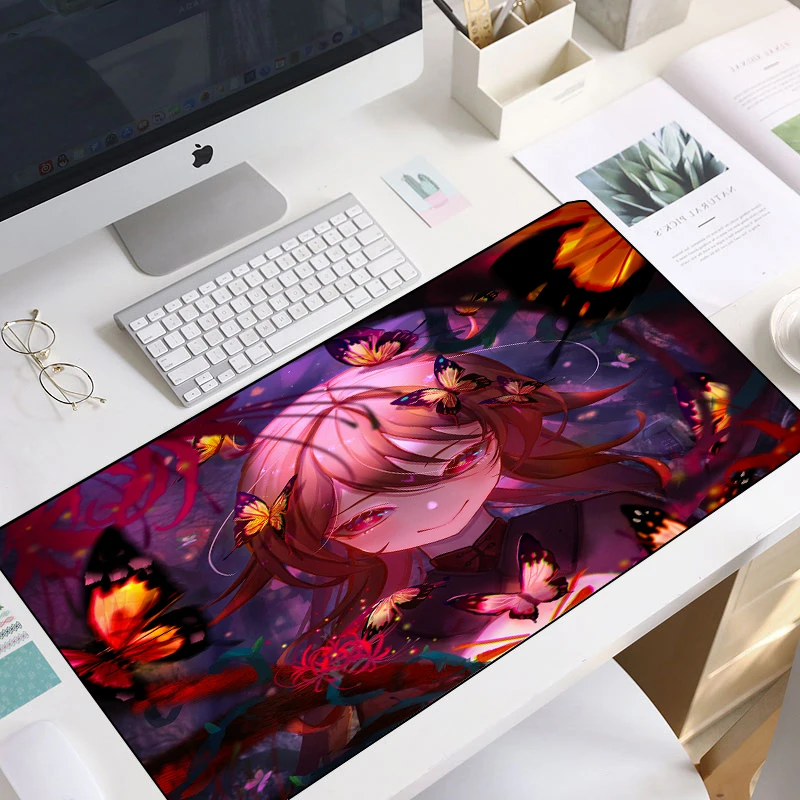 

HUTAO XXL Genshin Impact Ganyu Mouse Pad Gamer Anime Sexy Girl Large Desk Mat Computer Gaming Peripheral Accessories MousePads