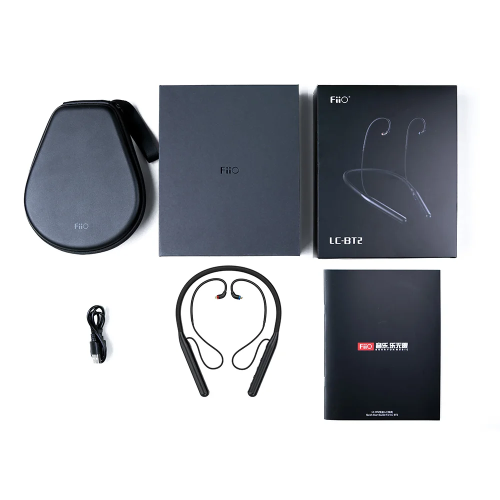 Шейный обод FiiO LC-BT2 CSR8675 + AKM AK4331 DAC Sports Bluethooth 5 0 кабель MMCX/0 78 мм разъемы SBC/AAC/aptX/LDAC |