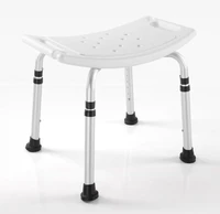 free ship made in china aluminum waterproof shower chair bathing chairs elderly 5pcs per carton cadeira de banho silla de ducha