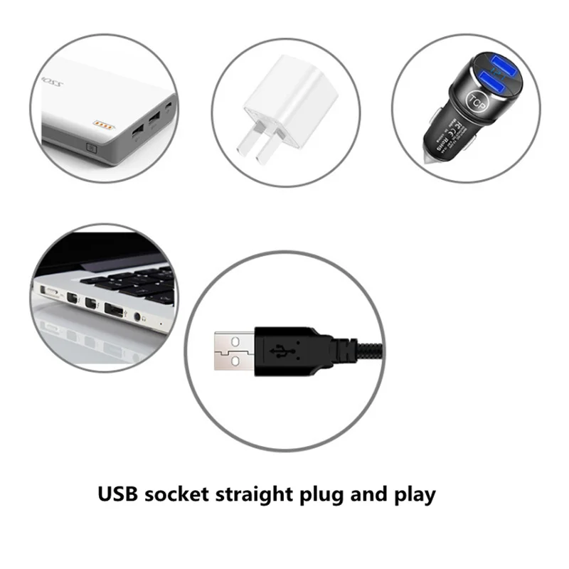 Автомобильный светодиодный Внутренний USB светильник для автомобиля Звездный