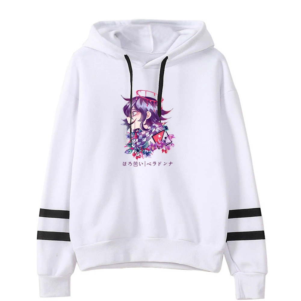 

Новинка 2021 года! Kokichi Ouma осенние праздничные женские толстовки в стиле преппи в готическом стиле панк, пальто, одежда, толстовка для девочек, ...