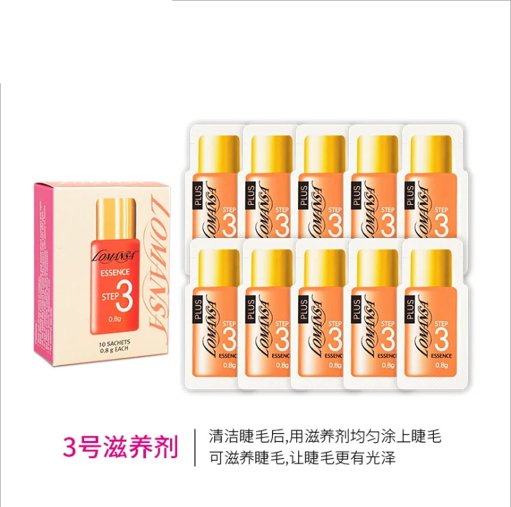 

50pcs Lomansa Korea Lash Lifting Kit for Eyelash Extension Curling Eyelashes Set Box Long Lasting Growth Treatment