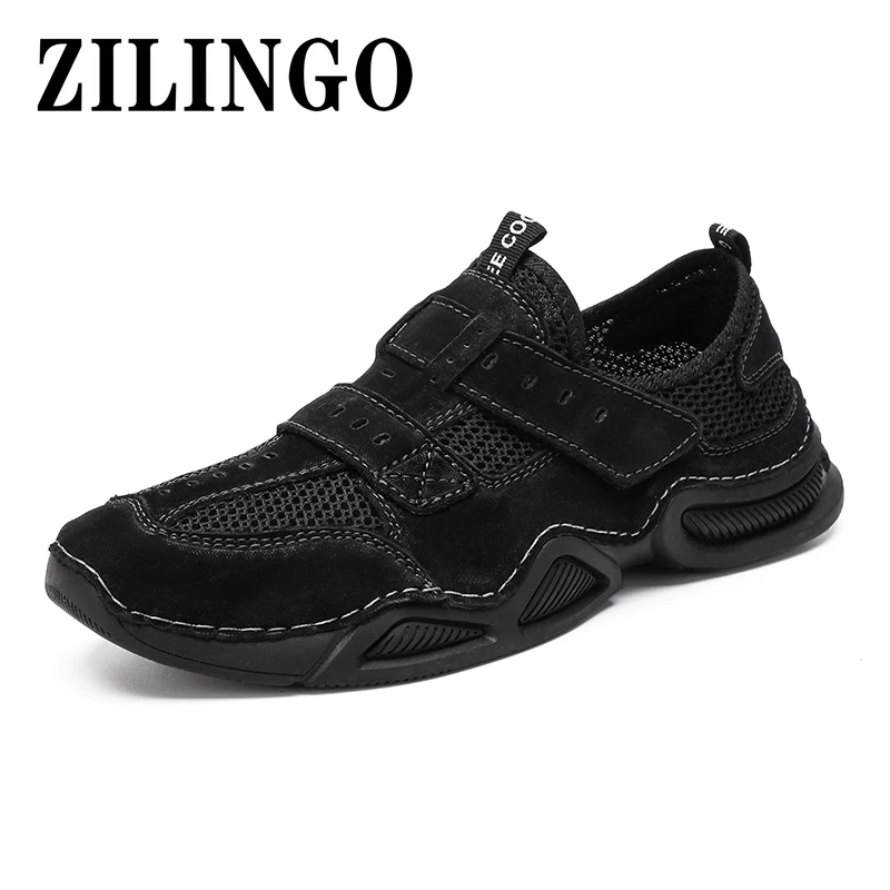 

Summer Men's Shoes Breathable Mesh Men Casual Shoes Outdoor Flat Loafers Mens Sneakers Walking Hiking Shoes Zapatillas Hombre