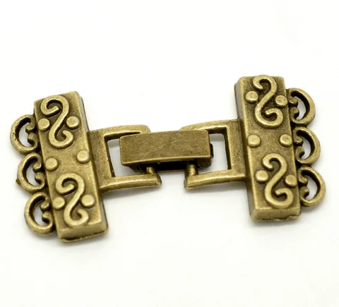 Античные бронзовые колпачки DoreenBeads для самостоятельного изготовления браслетов/ожерелий