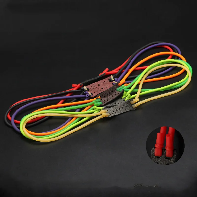 

Рогатка из натурального латекса высокого качества, 3 шт. эластичных деталей, эластичное оборудование, резиновая трубка, ремень, стрельба, ох...