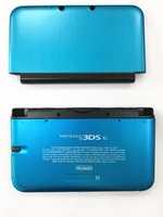new complete top and bottom cover case for 3ds xlll console protector cover blue color