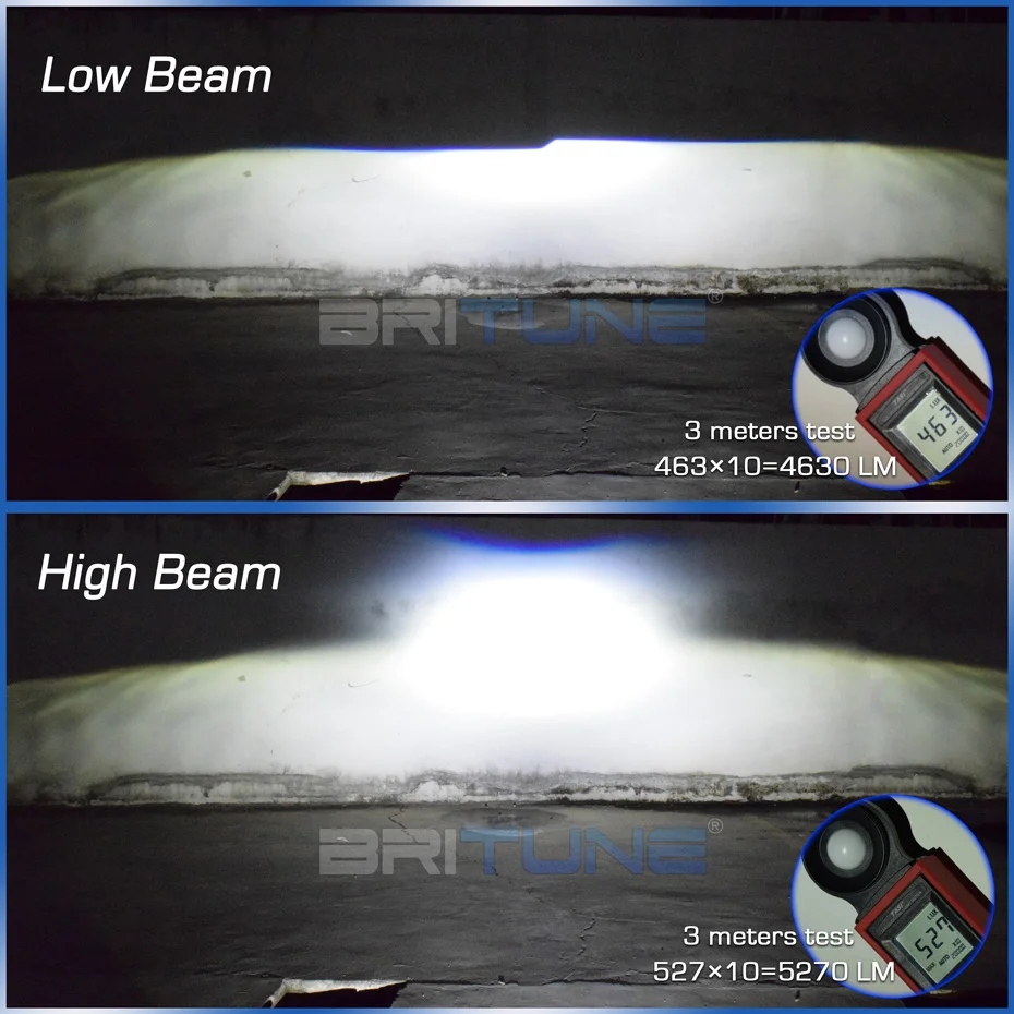 Полностью металлические автомобильные Би-светодиодный Объективы для проектора