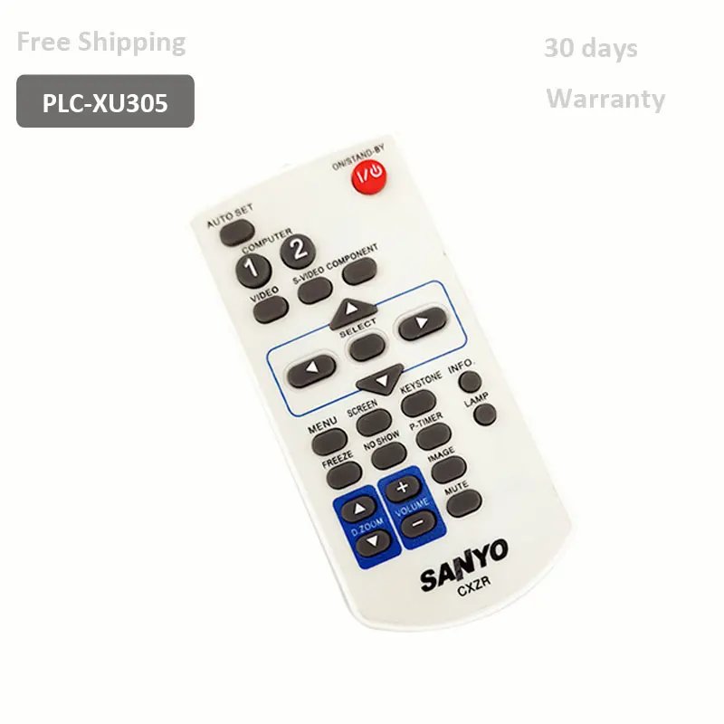 

Оригинальный проектор ДИСТАНЦИОННОГО Управление для проектора Sanyo PLC-XU305A / PLC-XU300A/ PLC-XU301A/ PLC-XU305 проектор запасных Запчасти