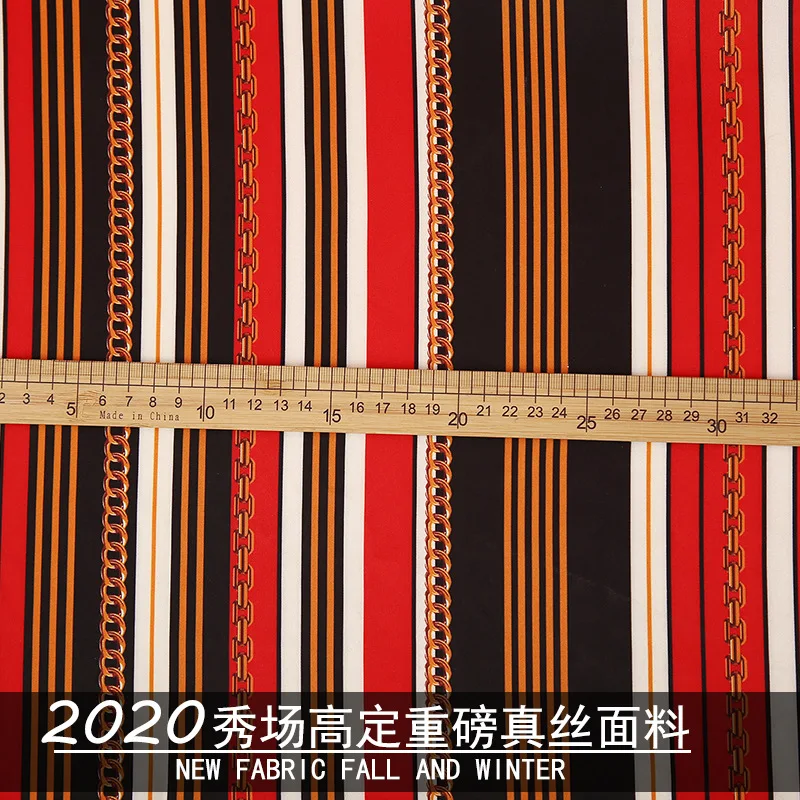 Весна лето 2020 19 мм шелковая тянущаяся атласная цепочка с улучшенным цифровым