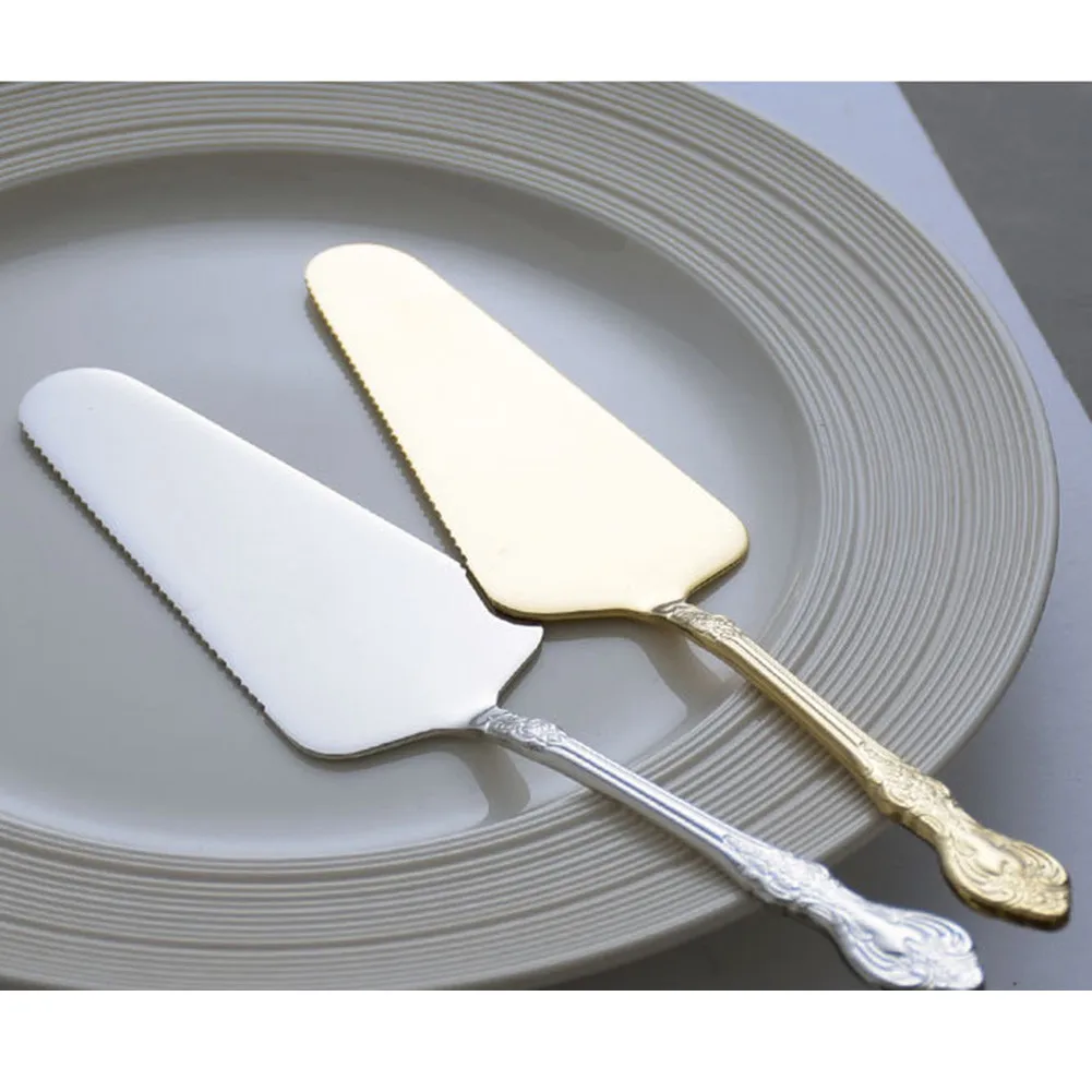 

Stainless Steel Cake Shovel Embossed Handle Creative Dessert Tool Shovel Cake Divider Knives Bread Shovel Baking Tools