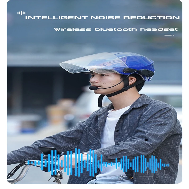 

Automatic Answer Call Helmet Smart Talker Helmet Universal Call Headset Wireless Bluetooth Headset Helmet Speaker