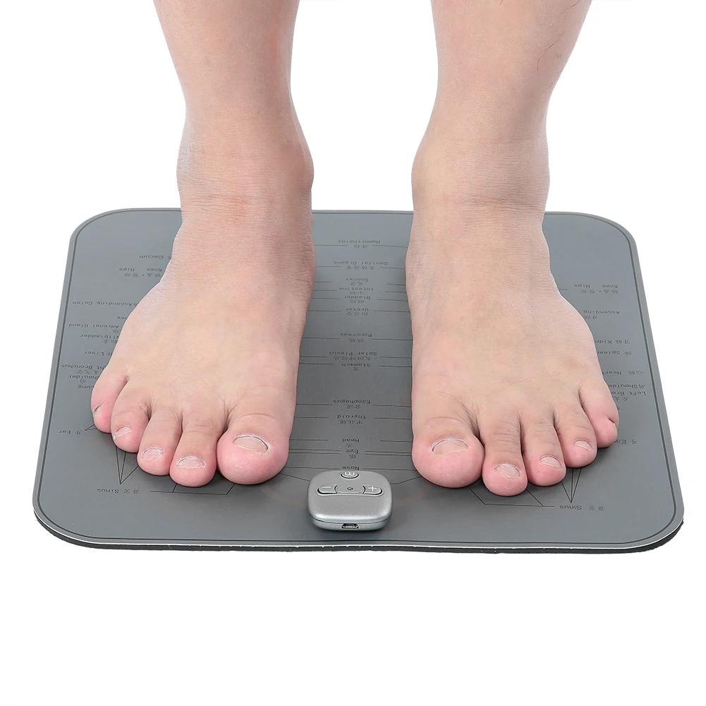 

Универсальный Электрический массажер для ног с 7 режимами работы, регулируемый стимулятор мышц ног, коврик для заживления, расслабление, об...