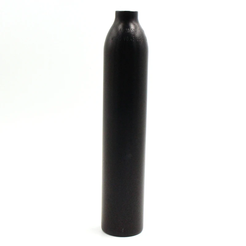 Новый цилиндр PCP 0.45L резервуар 28CI HPA 4500PSI Воздушные резервуары 300Bar черная бутылка