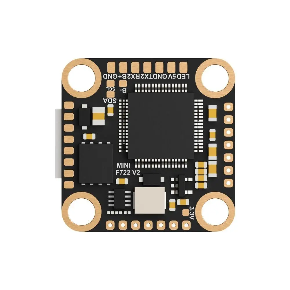 

Контроллер полета RCtown Foxeer Mini F722 V2, 2 ~ 6S 20*20 мм, монтажное отверстие MPU6000 BetaFlight, совместим с DJI Air Unit